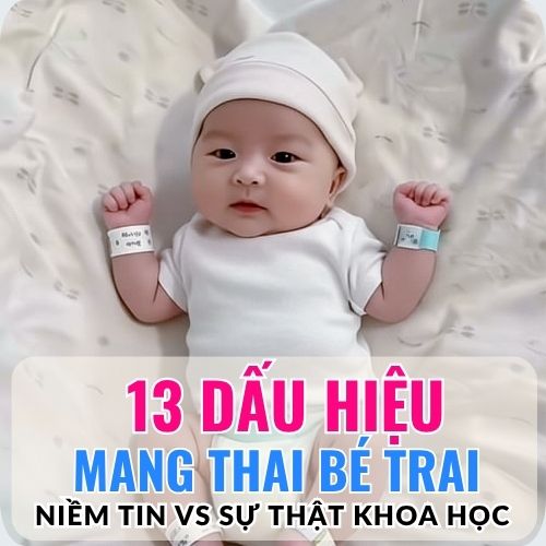 Em bé mới sinh là em bé trai